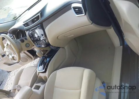 2015 Nissan Rogue S из США, поврежденный, VIN KNMAT2MT9FP506017